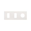 [7817205842] Simon 270 combi ramme 1 modul clean + 2 modul minima vandret mat hvid