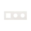[7817205923] Simon 270 combi ramme 1 modul icon + 2 modul clean mat hvid