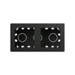 [7817206388] Simon 270 udvendig underlag 2 modul med montageramme mat sort