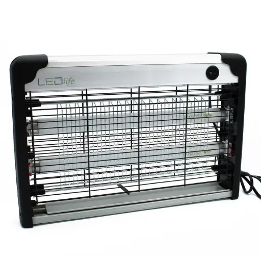 [EG12387-0] LEDlife insektlampe 2x10W - Effektiv indendørs insektfanger med UV-lys (dækker ca. 80m2)