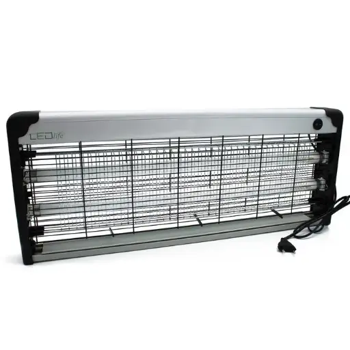 [EG12390-0] LEDlife insektlampe - 2x20W, indendørs, UV-lys, dækker ca. 150m2 - Effekt 40W