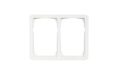 [7817304620] DESIGN+R Ramme 2x1.5M vandret Hvid