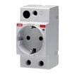 [7817600162] Stikdåse Schuko Din-skinne M1175