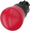 [7818227683] Nødstop paddehatte trykknap 22 mm rund plastik rød 40 mm låsende 3SU1000-1HB20-0AA0