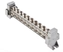 [7819200120] Ouneva potentiale udligningsskinne Al/Cu 2*(6-70) + 8*(6-50) mm2