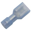 [7821301321] Helisol. ABIKO spademuffe KA2507FLSF-PB 1,5-2,5mm2 6,3x0,8 Blå
