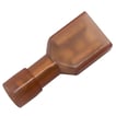 [7821301389] Helisol. ABIKO spademuffe KA1507FLSF-PB 0,5-1,5mm2 6,3x0,8 Rød
