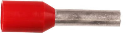 [7821350259] Isoleret ABIKO terminalrør KA1,5-10ETW 1,5mm2 L10 Rød