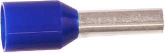 [7821350275] Isoleret ABIKO terminalrør KA2,5-8ETW 2,5mm2 L8 Blå