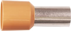 [7821350424] Isoleret ABIKO terminalrør KA35-25ETW 35mm2 L25 Beige