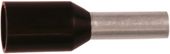 [7821351232] Isoleret ABIKO terminalrør KA1,5-10ETD 1,5mm2 L10 Sort