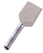 [7821606411] Isoleret dobbelt terminalrør grå 2x0,75mm2 L=10mm