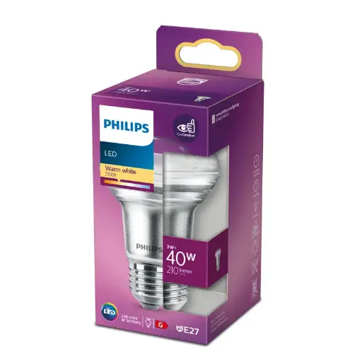[SIG929001891355] Philips LED 3W (40W) E27 2700K 210lm Spot
