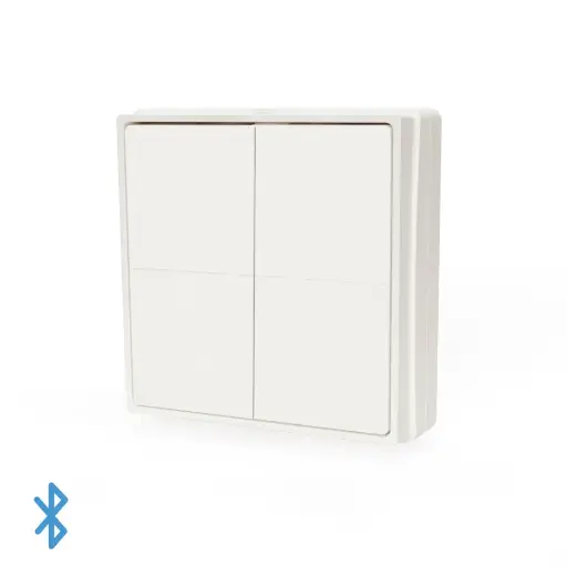 [7826623367] Shelly BLU Wall switch 4 stand alone - Bluetooth batteritryk