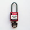 [7827201959] Sikkerheds hængelås - Compact Safety Rød 38 mm 6 stk