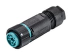 [7828111132] RST16i5 stik Hun skrue tilslutning. Ø=6,6-13mm. Turkis. IP69