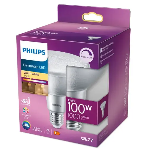 [SIG929003485201] Philips LED DIM 13W (100W) E27 2700K 1000lm Spot