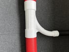 [7830204273] 110/63MM REDUKTION T-STYKKE F. KORRUGERET RØR HVID