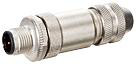 [7828472729] Løst stik M12 han lige 2-polet B-kodet til ProfiBus skærmet med skrue terminaler maks. 0,75mm2. Kabe