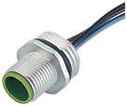 [7828472790] Flangestik M12 han 4-polet A-kodet frontmonteret 4x0,34mm2 ledninger PP 0,2 meter