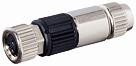 [7828477698] Løst stik M8 hun lige 3-polet med skæreklemme(IDC) 0,14-0,34mm2. Kabeldiameter 2,5-5,1mm