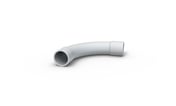 [7830204079] 16MM (5/8") BØJNING HALOGENFRI HVID