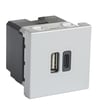 [7832101183] Arteor dobbelt USB type C + A 3A 15W magnesium