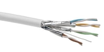 [7835303409] Datakabel KAT6A U/FTP LSF/OH IEC 332.1 - Euro Class Eca hvid Zonekabel T500 Leviton (Brand-Rex)