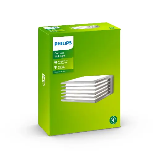 [SIG915002149903] Shades wall lantern grey 1x42W 230V