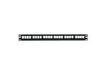 [7886990528] Patchpanel NetKey 24 port 1U sort tom